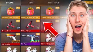 100 GIFT CASE😱ВЫБИЛ ВСЕ СКИНЫ С ОБНОВЛЕНИЯ 8 YEARS в STANDOFF 2