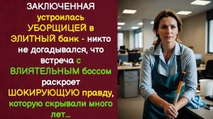 ЗАКЛЮЧЕННАЯ устроилась УБОРЩИЦЕЙ в ЭЛИТНЫЙ банк... Но встретив БОССА.