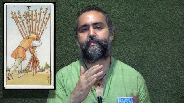 Ten of Wands - The Stress & Burden of Energy - ऊर्जा का बोझ - Siddhartha Tarot Wisdom - Art & Tarot смотреть онлайн