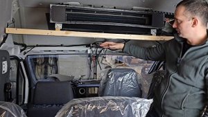 Установка кондиционера в Газель Next автобус для пассажиров