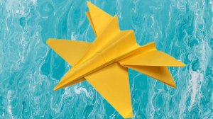 Как сделать самолётик из бумаги для детей очень просто