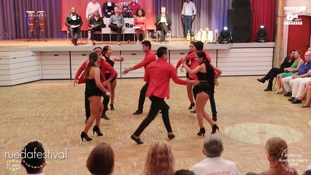 Compañía Salsa Candela from Mexico - Rueda show competition @ Ruedafestival STUTTGART смотреть онлайн