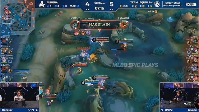 AURORA DEBUT MATCH AGAINST TEAM LIQUID PH | SUPERNOVA смотреть онлайн