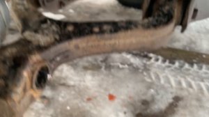 Замена сайлентблока переднего стабилизатора на Кайрон. Зимнее развлечение в канун Нового Года!