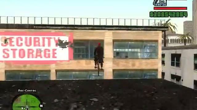 1 трюк на горном велике В Gta sunny mod