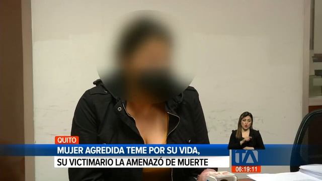 Mujer denuncia maltrato por parte de su expareja смотреть онлайн