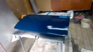 Первая самостоятельная покраска двери ВАЗ 2106