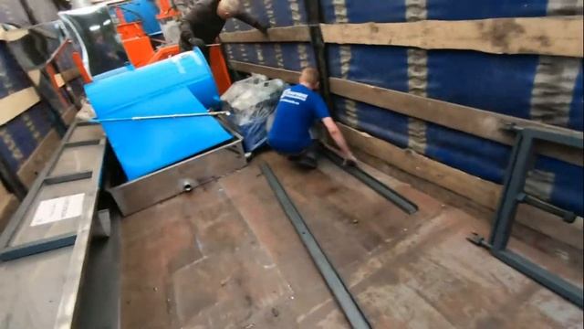 Отгрузка линии грануляции мягких отходов в Липецкую область