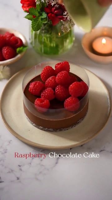 Raspberry Chocolate Cake❤🤤😋💗 #viral #shorts #youtubeshorts #trending
