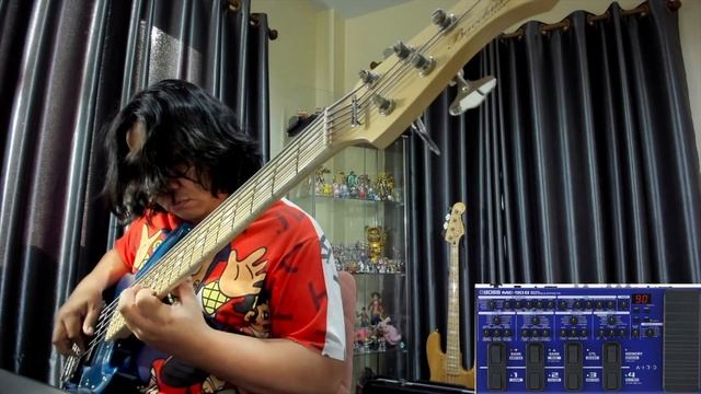 ME-90B with Bacchus Hand Crafred Equipment 6 Strings Bass by Keng-Bassist смотреть онлайн