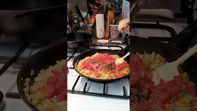 Восточная закуска "Имам баялды" или от чего имам упал в обморок и сошёл с ума. #баклажаны #овощи