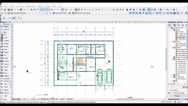 COMMENT FAIRE DES COUPES DE PLAN A L AIDE DE ARCHICAD смотреть онлайн