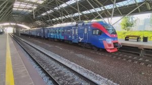 Электропоезд ЭП2Д-0103 (ЦППК) пригородный поезд "Рэкс-Экспресс" №7101 Дубна - Одинцово.