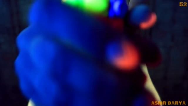ASMR 100 TRIGGERS sensual neon light