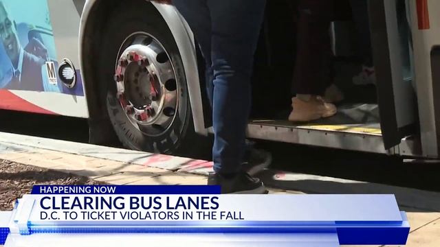 DC to use cameras, fines to crack down on those who park in bus lanes смотреть онлайн