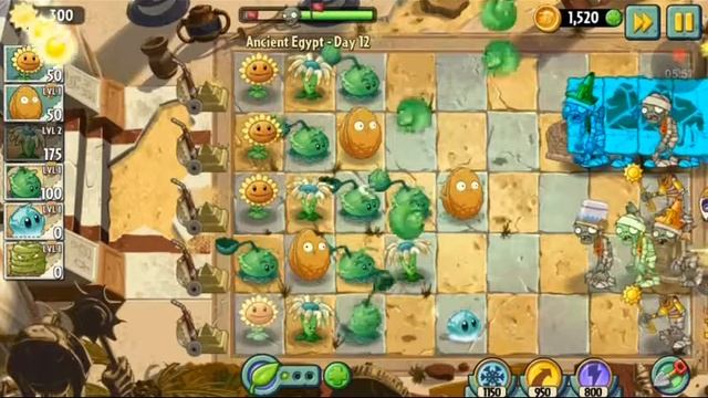 Играем в Зомби против Растений 2 с друзьями уровень 12 смотреть онлайн