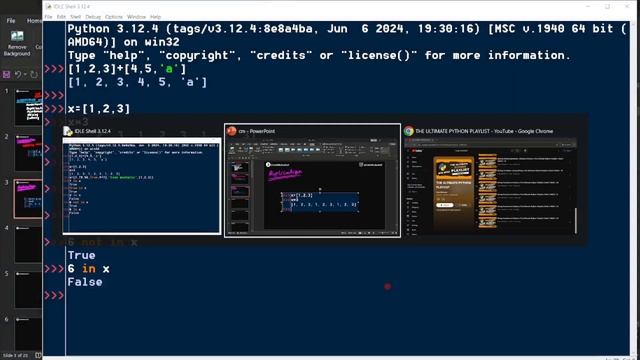 Operations On List In Python | The Ultimate Python Playlist | Hindi | VIDEO : 25
