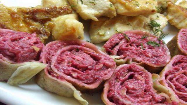 Закуска Розовый букет