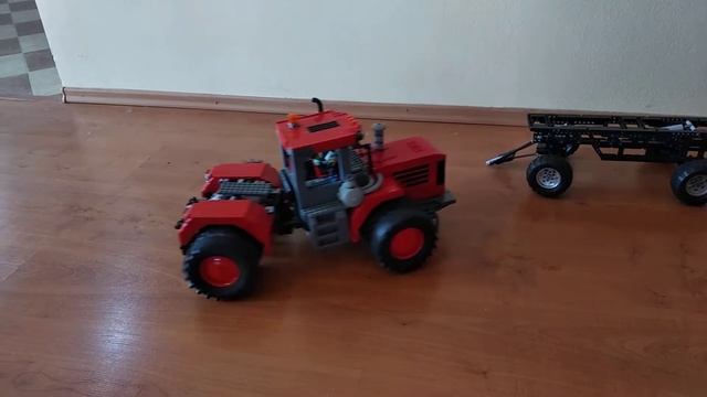 LEGO MOC articulated tractor Kirovets K744-R