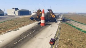 GTA 5 - Planes Vs Props | Rockstar Editor (GTA V Funny Stuff)