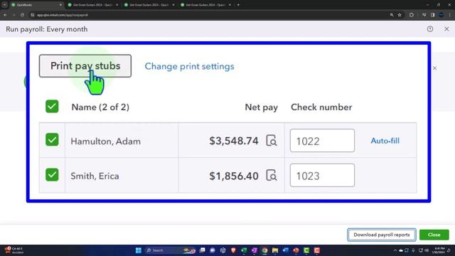 Enter Payroll For Second Month 8380 QuickBooks Online 2024 смотреть онлайн
