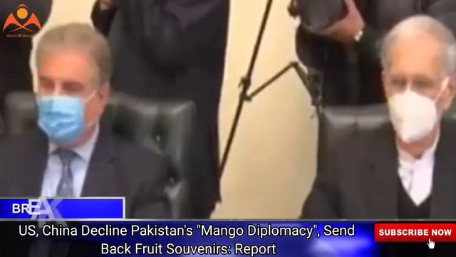 US China Decline Pakistans Mango Diplomacy Send Back Fruit Souvenirs: Report