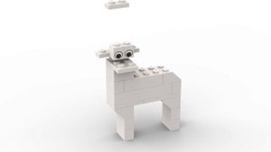 LEGO. Как построить Северного оленя на рождество из лего. Полибег 10070 #lego #tutorial #bricklady