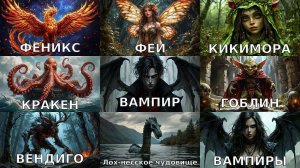 10 Удивительных Мифических Существ, Которые Поражают Воображение! #2