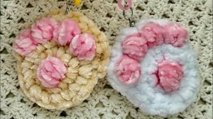 МК лапка из плюша крючком!