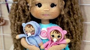 Амигуруми: схема Пупсик для куклы | Игрушки вязаные крючком