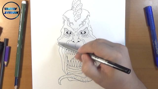 Drawing Fright Страшилище Страшные Рисунки