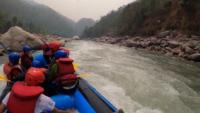 Adventure .. rafting at bhotekoshi celebrations new year 2078 with closed  frn & family.