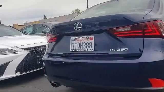 2014 Lexus Is Sedan 250 Sacramento Roseville Folsom Citrus Heights Carmichael смотреть онлайн