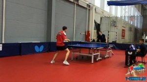 Настольный теннис ФНТР КЧР лига Д. Цыганков Егор - Королев Семен.