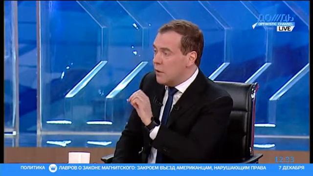 Дмитрий Медведев не чувствует закручивания гаек