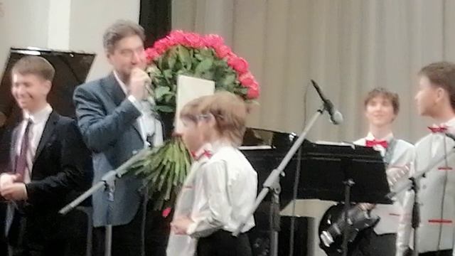 "Happy birthday to you" директору музшколы Отчетный концерт джазовой музшколы г. Ростова/Д, 2025г.