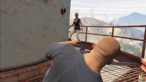 GTA 5 franklin kills Tracey in the final mission