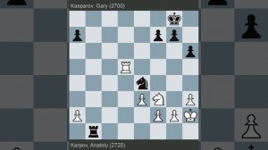 FIDE World Championship 1985 | Karpov vs Kasparov | Round 8
