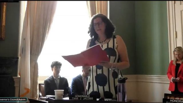 Governor's Councillor Jacobs calls for action on judicial nominations