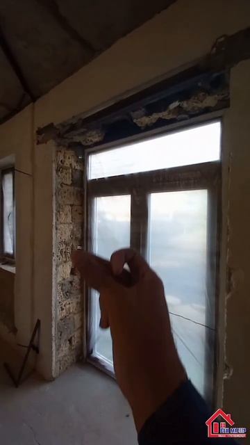 Штукатурка откосов До и После #евпатория