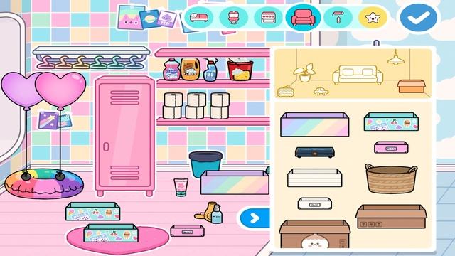 Neon Rainbow Storage Room Design| Toca Life World | The Toca Life Sisters 🦋 смотреть онлайн