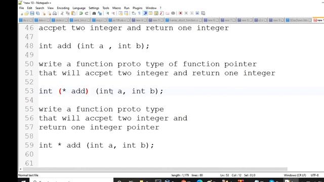 Function Pointer in C | Function pointer calculator program