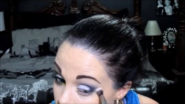 Dark Grey Smokey Eye With A Hint Of Green Ft Inglot