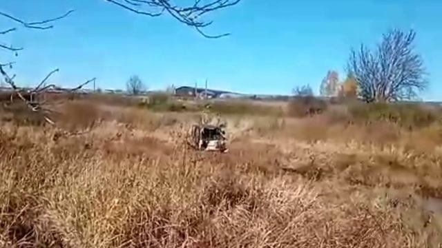 Гусеничный вездеход бродяга. Тест драйв. Часть 1