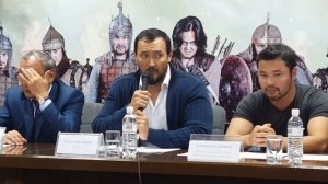 Мурат Бисембин в Талдыкоргане. Пресс-конференция по реконструкции Орбулакской битвы