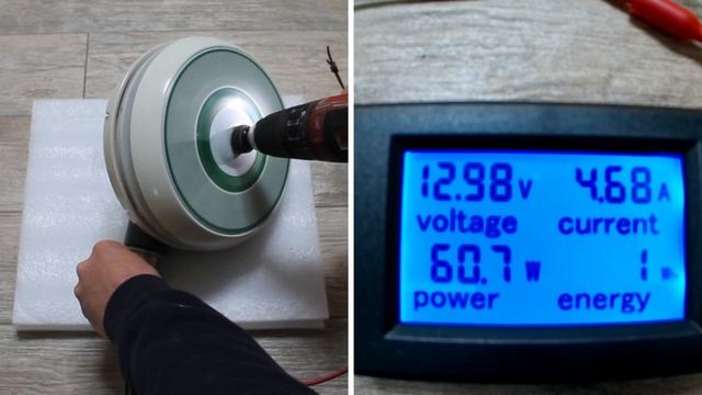 China wind turbine 12v test generatore eolico Guang Mang M300 permanent magnet motor #windturbine смотреть онлайн