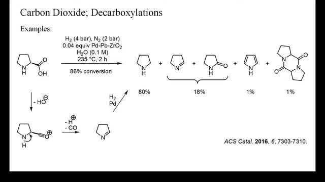 Carbon Dioxide, Part 3: Decarboxylation and Reduction