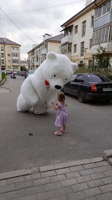 #поздравление #ростовыекуклы #поздравление #мишкатанцует #праздник #медведь