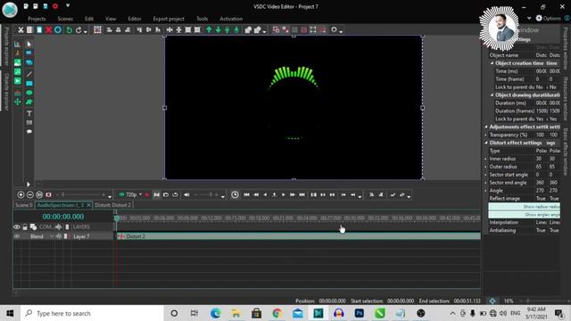 Create Audio Spectrum Effect In VSDC Video Editor In Hindi/Urdu