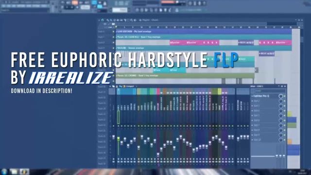 FL Studio Free Euphoric Hardstyle FLP FREE DOWNLOAD смотреть онлайн